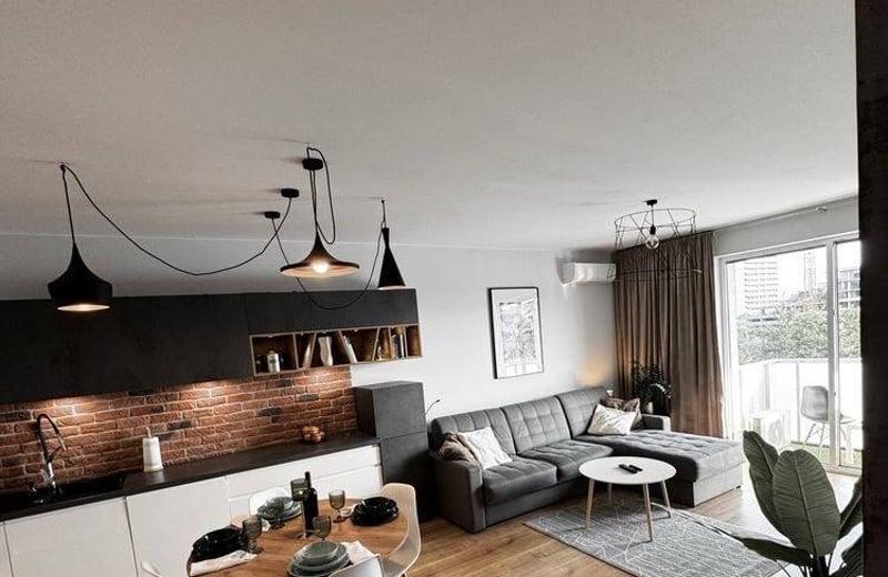 Location d’un appartement confortable de 2 pièces, 53 m², dans le quartier Nadodrze, Wrocław, Pologne